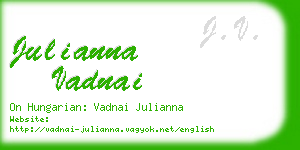 julianna vadnai business card